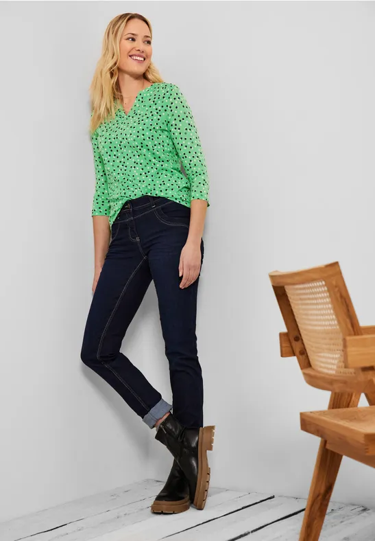 T-shirt style tunique smash green