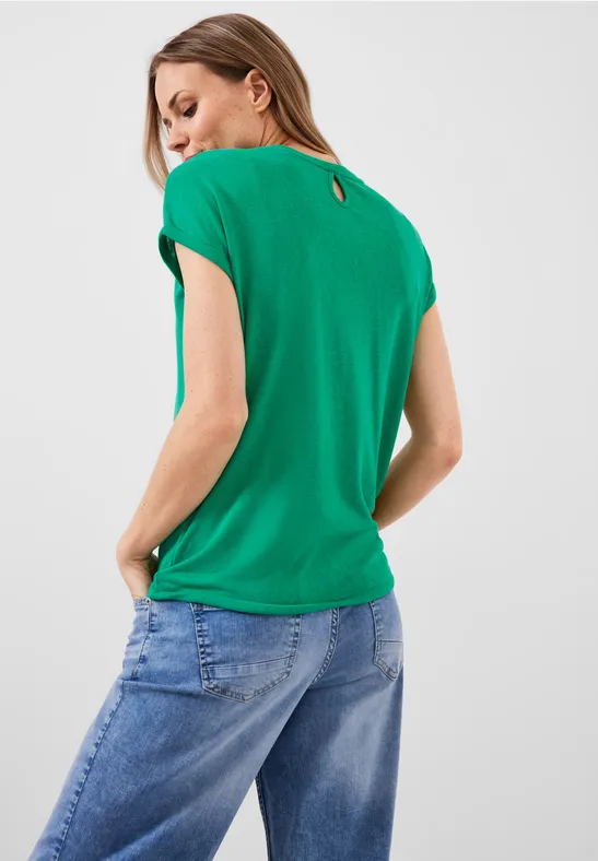 T-shirt met fotoprint trefoil green