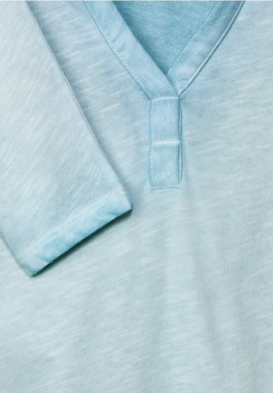 Kapuzen Shirt faded blue