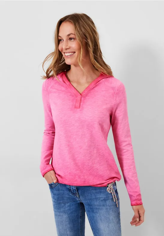 T-shirt à capuche fresh pink