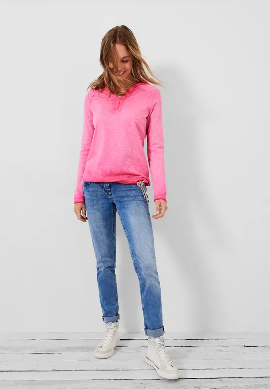 T-shirt à capuche fresh pink