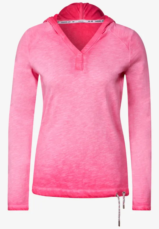 T-shirt à capuche fresh pink