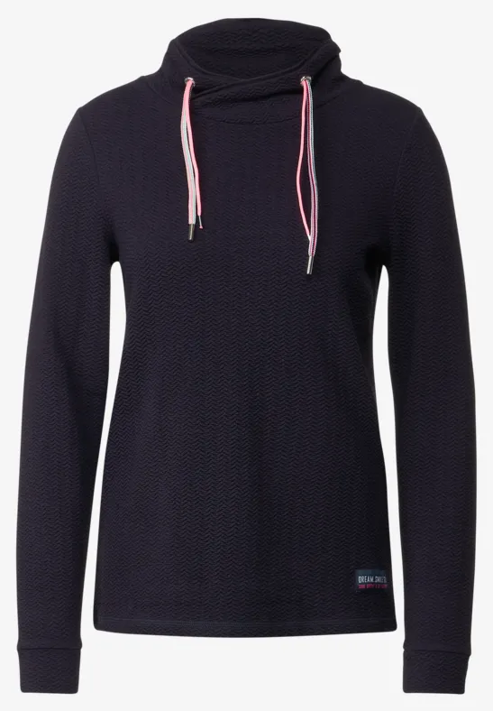 Shirt mit großem Kragen deep blue