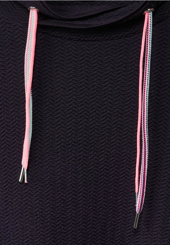 Shirt mit großem Kragen deep blue