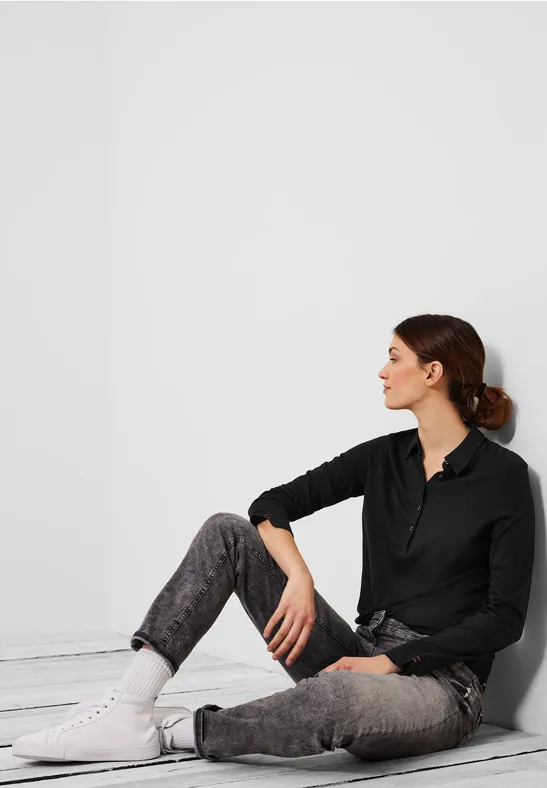 Basic blouseshirt Black