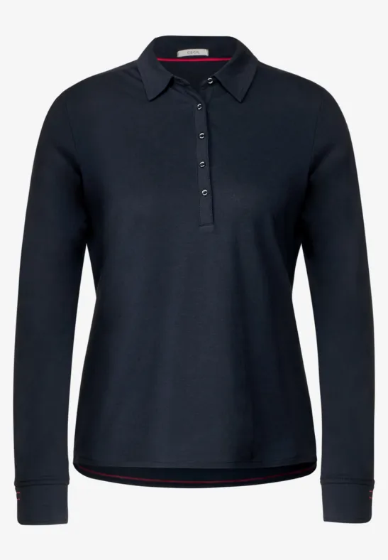 Basic blouseshirt deep blue