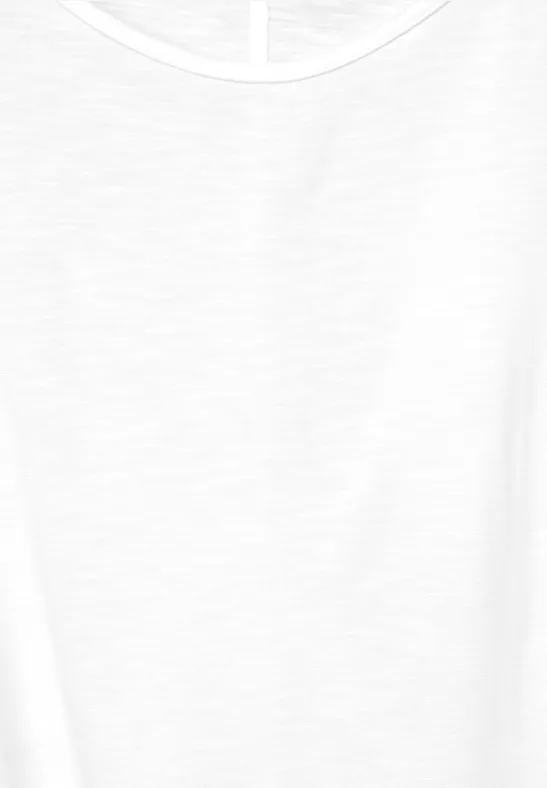 Shirt met schoudersplit White