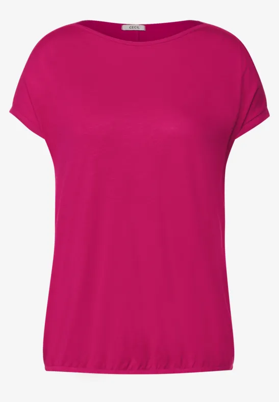 Shirt met schoudersplit radiant pink