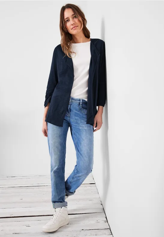 Lange cardigan deep blue