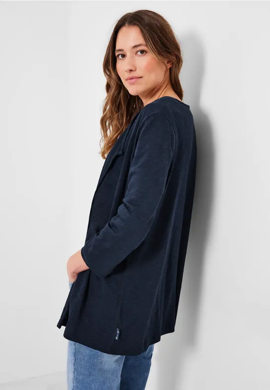 Lange cardigan deep blue