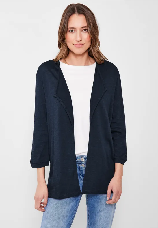 Lange cardigan deep blue