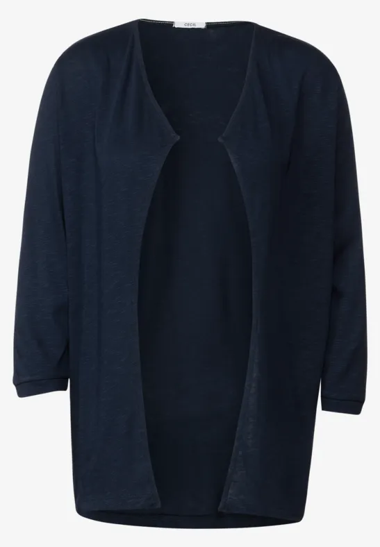 Lange cardigan deep blue
