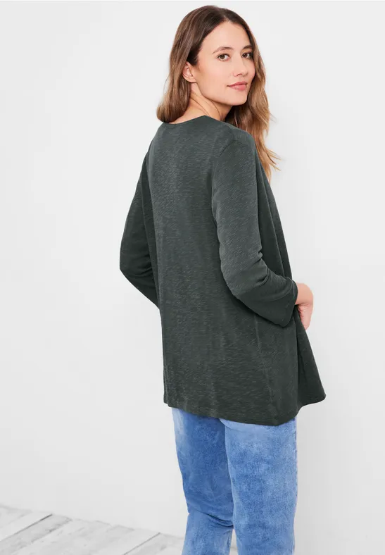 Long Cardigan easy khaki