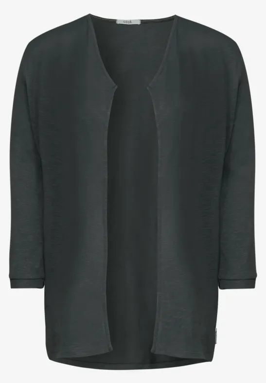 Long Cardigan easy khaki