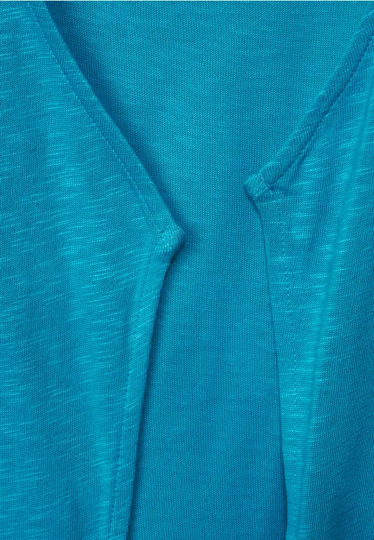 Lange cardigan caribbean blue