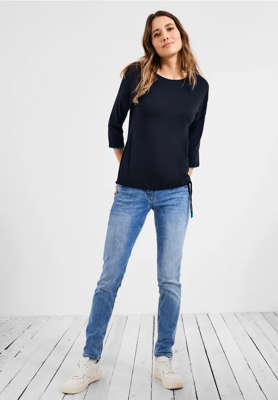Shirt mit 3/4 Ärmel deep blue