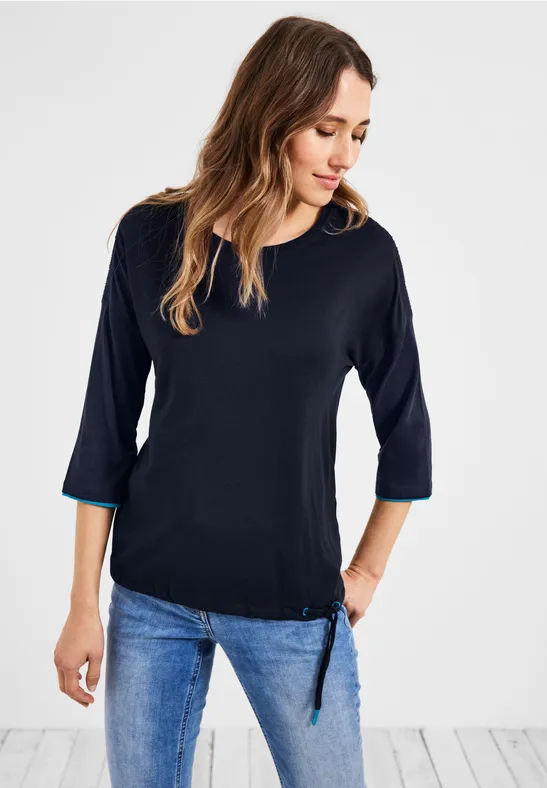Shirt mit 3/4 Ärmel deep blue
