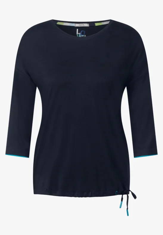 Shirt mit 3/4 Ärmel deep blue