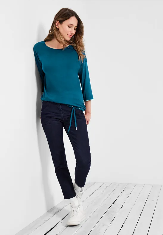Shirt mit 3/4 Ärmel teal blue
