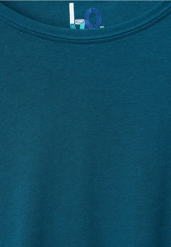 Shirt mit 3/4 Ärmel teal blue