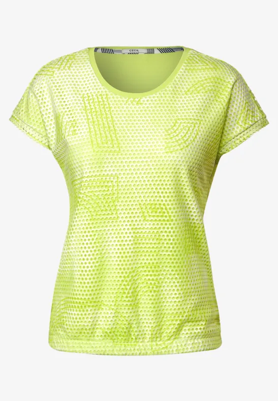 Mesh Mix T-Shirt limelight yellow