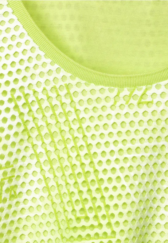 Mesh Mix T-Shirt limelight yellow