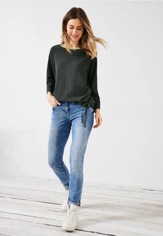 T-shirt structuré easy khaki