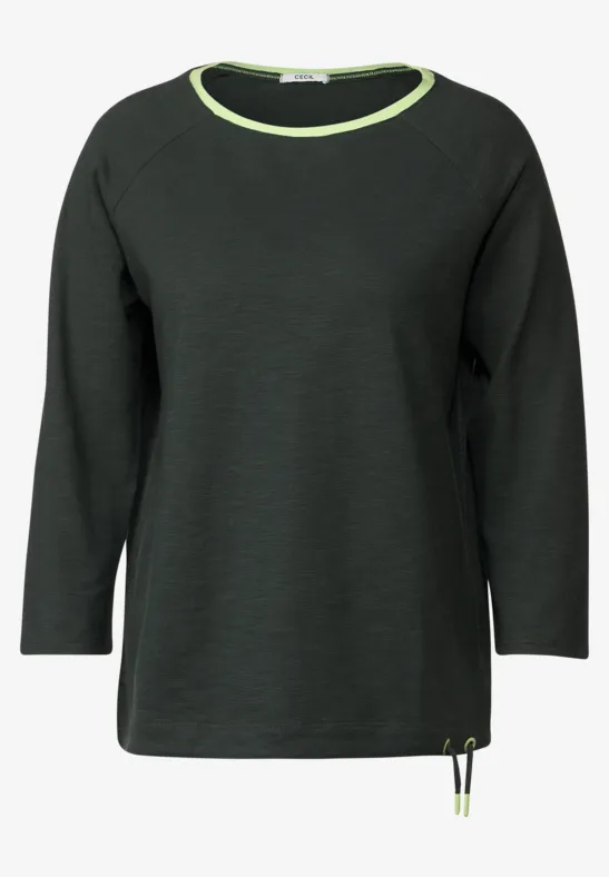 T-shirt structuré easy khaki