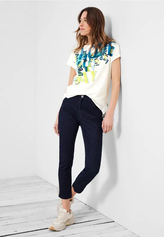 Love Fotoprint T-Shirt vanilla white