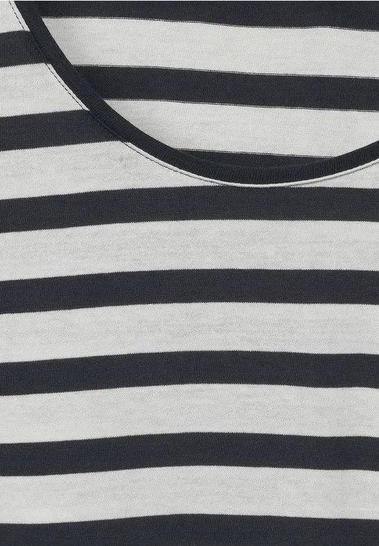 T-shirt à rayures deep blue