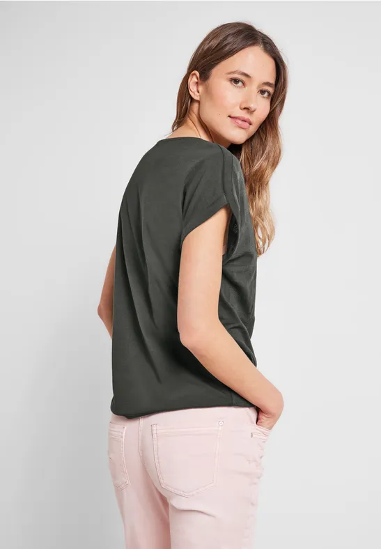 Burnout T-shirt easy khaki