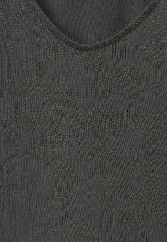 Burnout T-shirt easy khaki