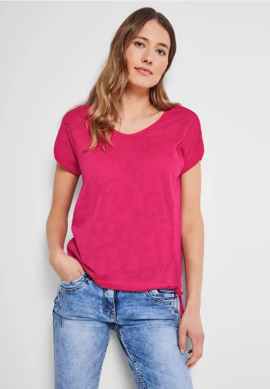 Burnout T-shirt fresh pink