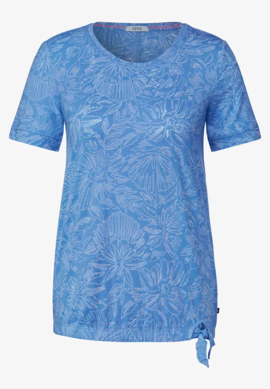 Burn Out T-Shirt marina blue