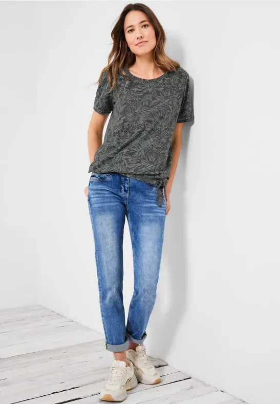 Burn Out T-Shirt easy khaki