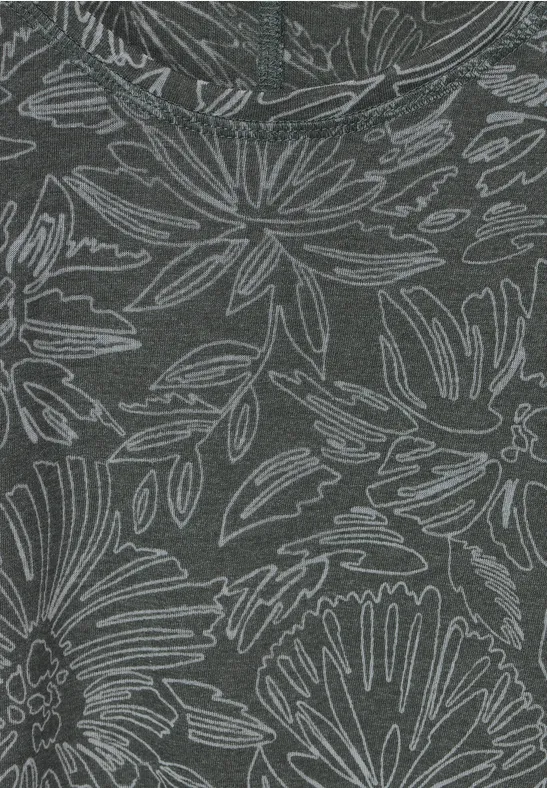 Burn Out T-Shirt easy khaki