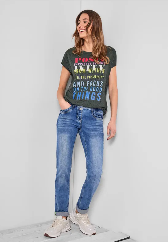 Burnout T-shirt burn out easy khaki