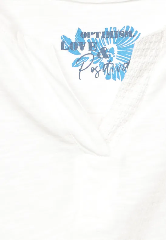 Débardeur avec empiècement en dentelle vanilla white