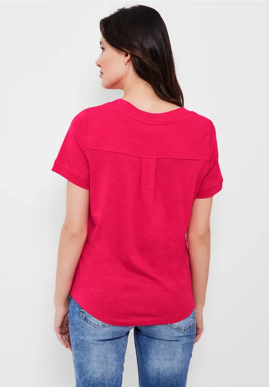 T-Shirt im Tunikastyle strawberry red