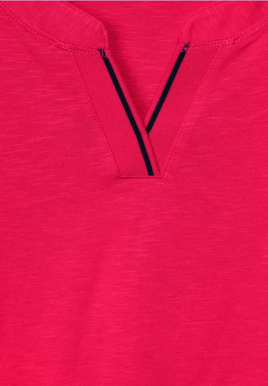 T-Shirt im Tunikastyle strawberry red