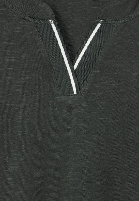 T-Shirt im Tunikastyle easy khaki