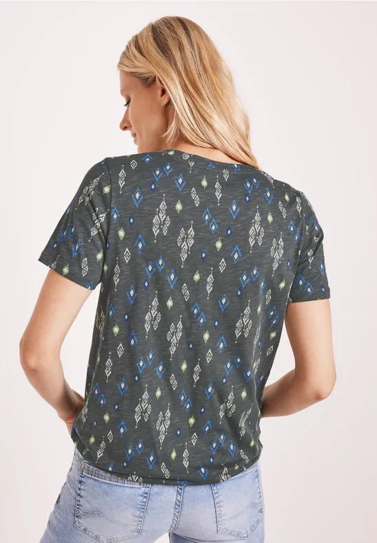 Artikel_AOP Tunic easy khaki