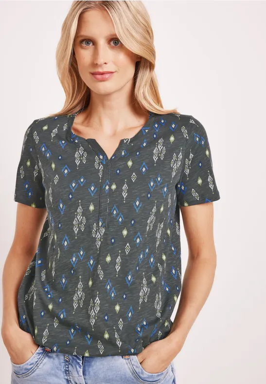 Artikel_AOP Tunic easy khaki
