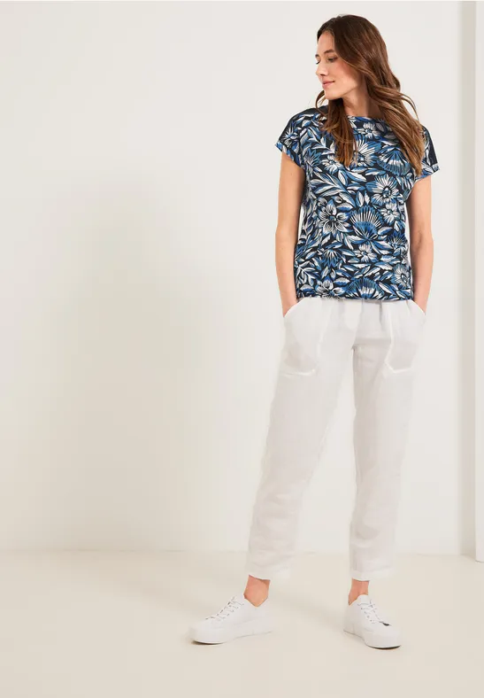 Burn Out T-Shirt deep blue