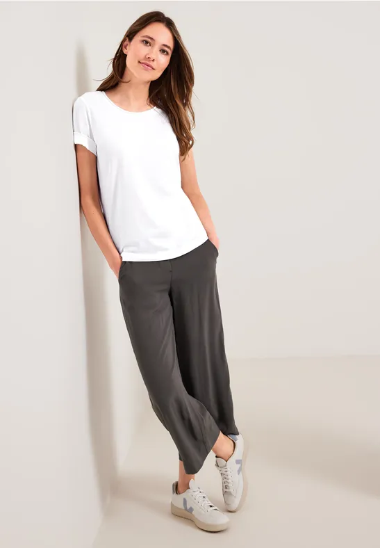 Basic effen T-shirt White
