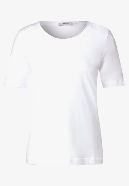 Basic effen T-shirt White
