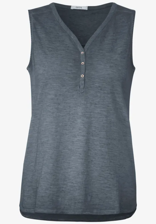 Débardeur femmes de couleur unie deep blue