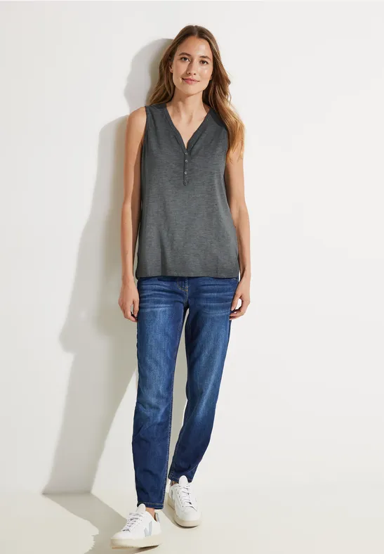Débardeur femmes de couleur unie carbon grey