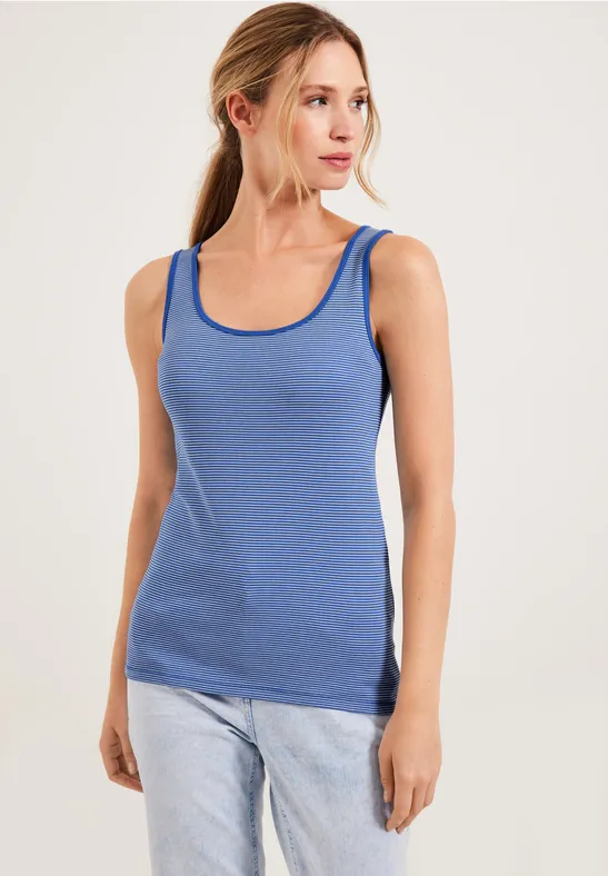 Top mit Streifenmuster blue sea