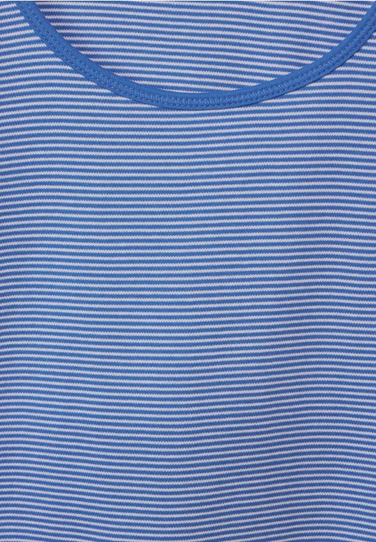 Top mit Streifenmuster blue sea